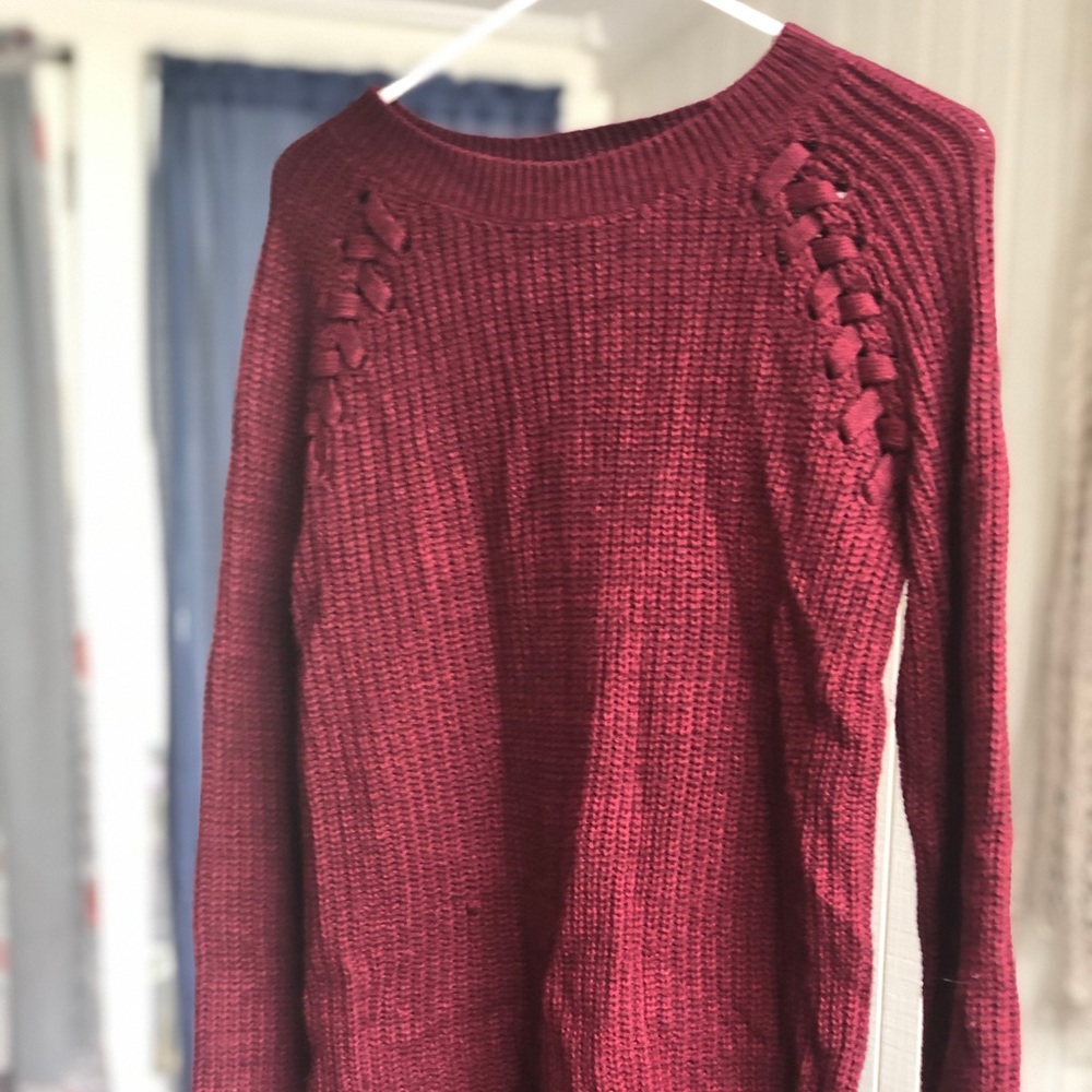 Red sweater
